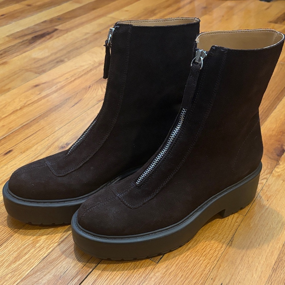 Steve Madden Monrow Dark Brown Ankle Booties size 7